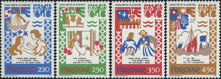 Færørene - AFA 69-72 - Postfrisk sæt