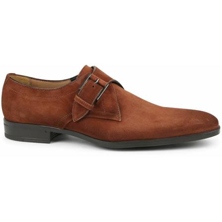 Giorgio Amalfi Schoen Monk Strap , Bruin , Heren , Maat: 41 EU Nette schoenen