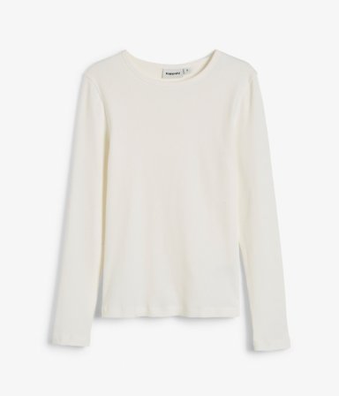 Kappahl | Top w prążek | Offwhite