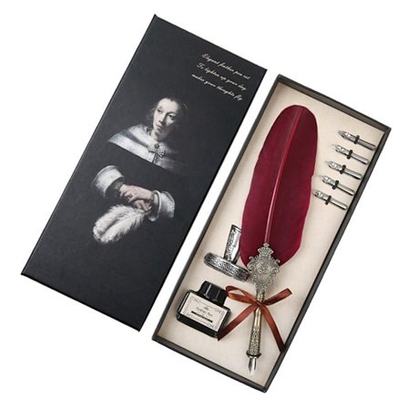 Retro klassisk fyldepen Dip Engelsk kalligrafi fyldepen med skrivning