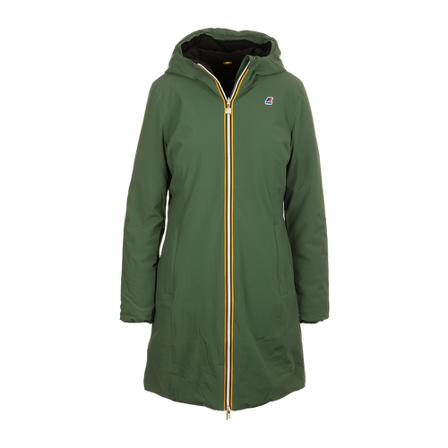 K-Way, Coats Groen, Dames, Maat:S,elastisch
