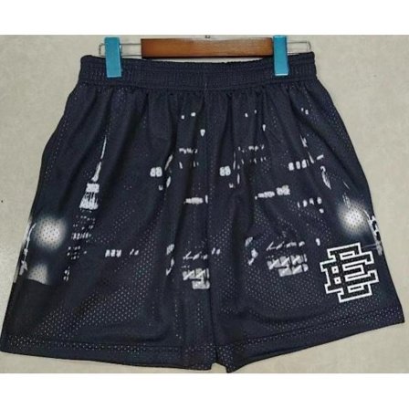 Treningsshorts for menn, strandbukser, basketballtreningsbukser, street trend-joggebukser, pustende mesh-shorts for menn