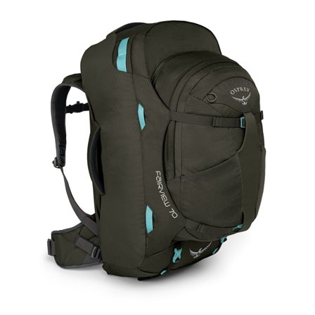 Osprey Fairview 70 Women travel backpacks Grey S/M