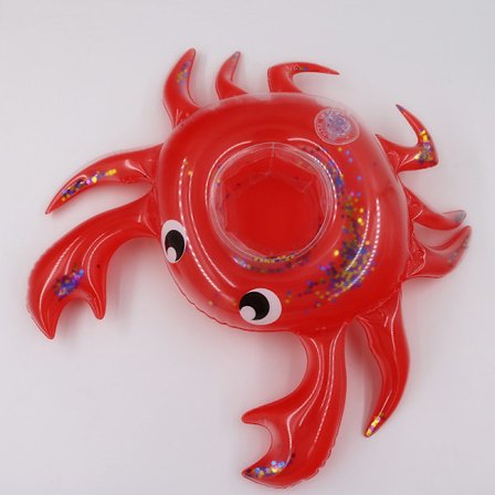 1st uppblåsbara dryckeshållare, dryck flytande båt pool uppblåsbara flytande glasunderlägg för poolparty Vatten kul Bekvämt och praktiskt hållbart(Cra