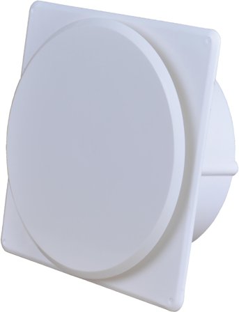 Flexit 02053 Lautasventtiili kehys ja runko 125 mm, Ilmanvaihto