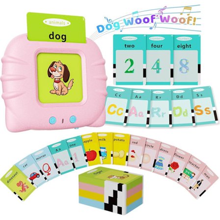 224 engelske ord flashkort - Alfabet & Tall - Pedagogisk leketøy for barn[JSR]