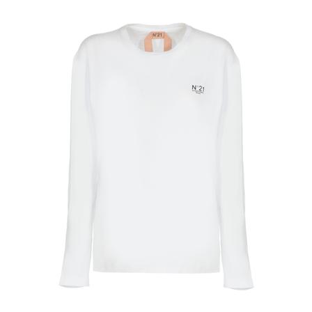 Msgm Long Sleeve Tops Hvid, Dame