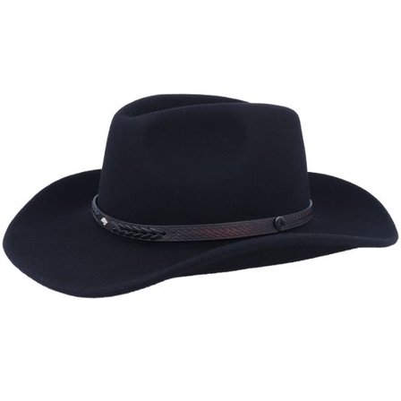 Jaxon & James - Svart traveler Hatt - Comanche Black Cowboy Hat @ Hatstore