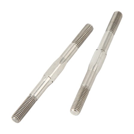 2. RV Spænder Trækstang Højstyrkestål M5 65mm Kraftig Anti-Impact Udskiftning til ARRMA 1/7 1/8 Serie