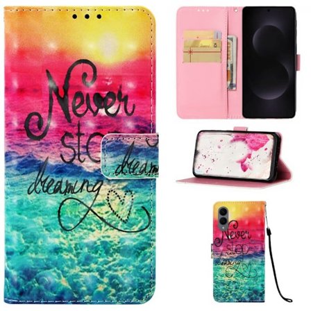 Plånboksfodral Samsung Galaxy S25 Edge - Never Stop Dreaming