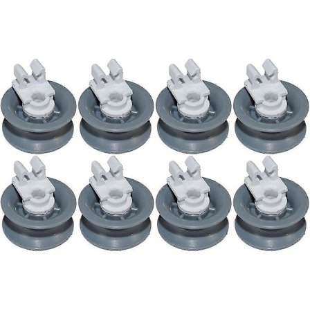 Oppvaskmaskin Øvre Kurvhjul for Bosch Neff Siemens x 8