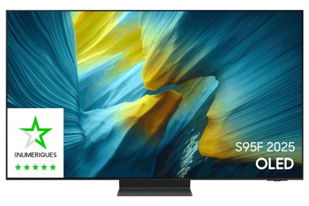 Samsung 55" S95F OLED 4K Smart-TV (2025) 165Hz, 4x HDMI, HDMI eArc 4K AI Upscaling, AI Processor, OLED HDR Smart TV, Glare Free, Dolby Atmos