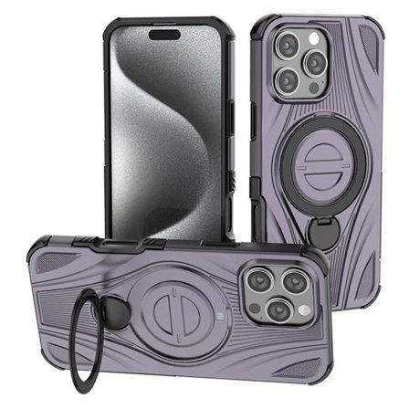 iPhone 16 Pro Max Mobilskal MagSafe Magnetic Kickstand - Lila