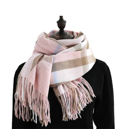 Ternede tørklæder til kvinder og mænd, efterårs- og vintertørklæder, kashmir-lignende vintertørklæde, blødt og varmt, ternet tørklæde, sjal