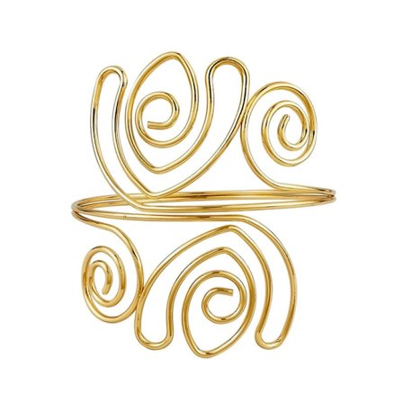 Flower Upper Arm Cuff Armband Armband Armband Hollow Gold