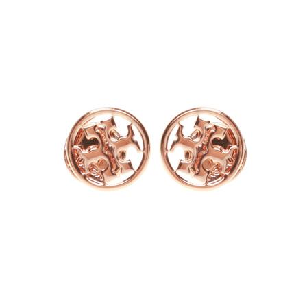 Tory Burch Earrings with logo Gul, Dame Øreringe, Størrelse: ONE Size