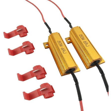 50w 6ohm belastningsmotstånd för fix LED-lampa snabb hyperblinkers blinkers