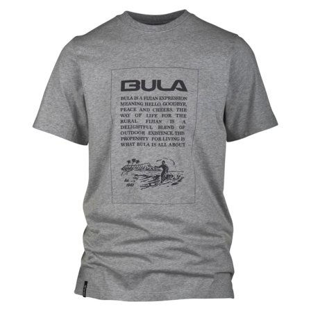 Bula Men's Pure Tee Men short-sleeved sweaters Grey S