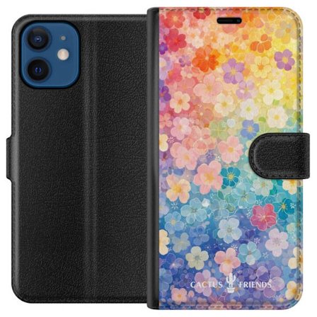 Kompatibelt Plånboksfodral till Apple Apple iPhone 12 mini Cactus and Friends – RainbowBloom