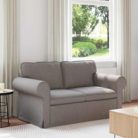 Soffa 120cm Taupe Metall