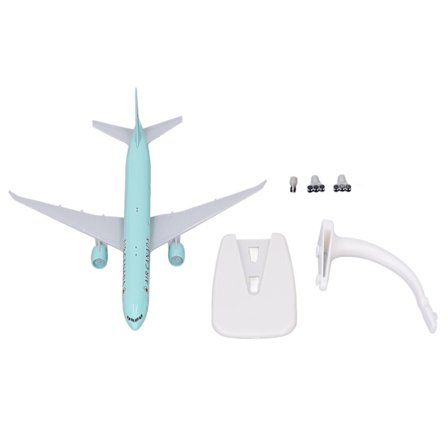 Metal Flyvemaskine Model Legetøj Børn Flyvende Fly Desktop Ornament med Landingsstel Base og Hjul