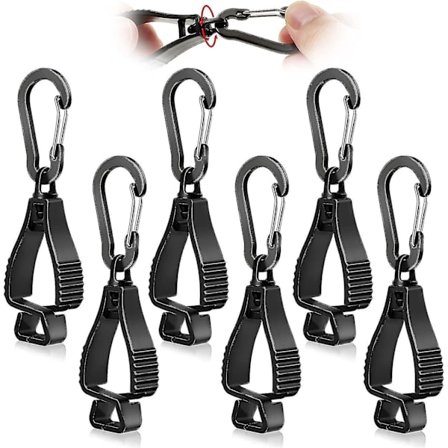 6 stk. Handskeholder Klip Holder Arbejdssikkerhedsklip Handskeholder Handske Klemme Grabber Catch