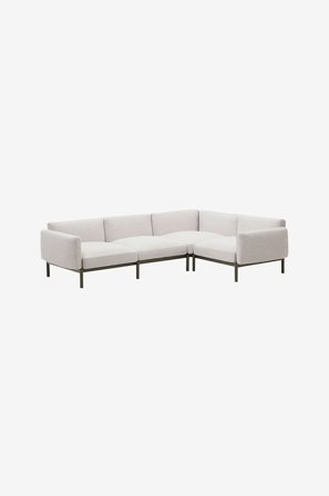 Kave Home - 3-seters utesofa - sorells - Beige - Sofaer - Fra Homeroom