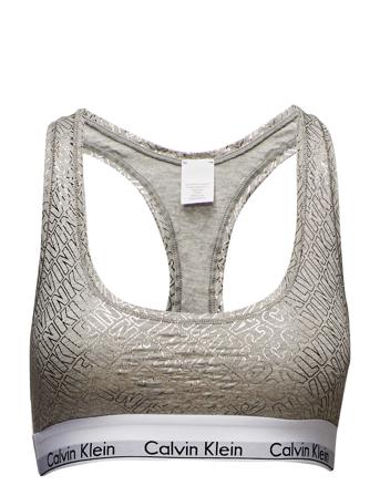 Bralette Lingerie Bras & Tops Soft Bras Tank Top Bras Grå Calvin Klein