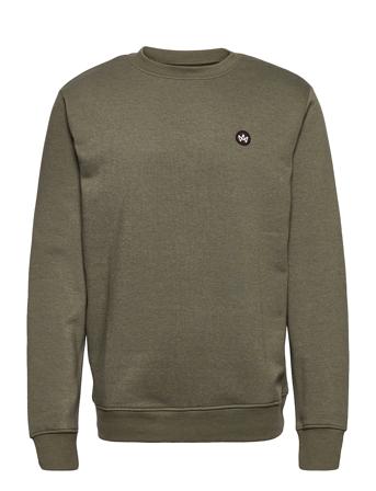 Lars Organic/Recycled Crew Sweat Tops Sweatshirts & Hoodies Sweatshirts Green Kronstadt