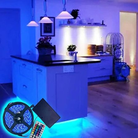 LED-Stripslys 5m RGB Tiktok Lys 300 LED'er 5050