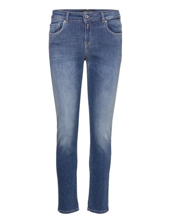 Faaby Trousers Slim Slim Jeans Blå Replay*Betinget Tilbud
