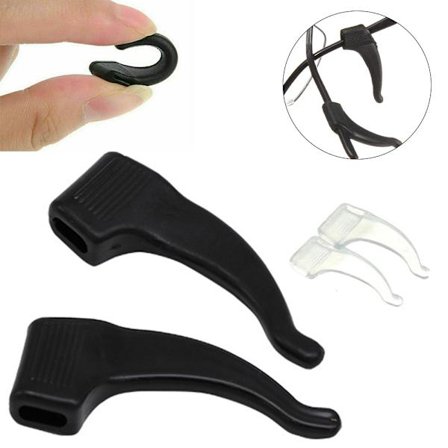 20 STK Briller Øregreb Silikone Anti-slip Holder Tips