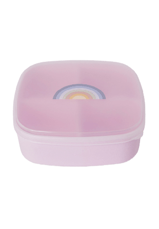 Koja Snackslåda SALLY 4 fack Mata & äta Rosa ONESIZE