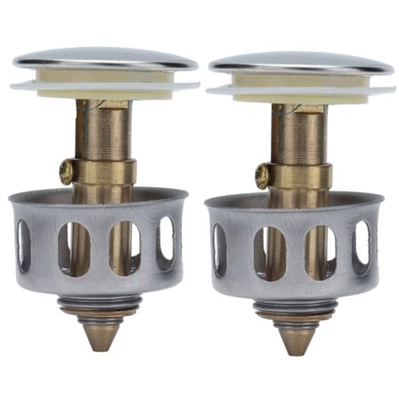 2 stk. Universal Push Bounce Vaskprop Afløbsfilter til Badeværelse