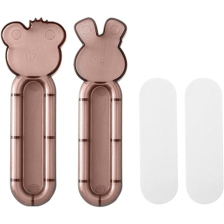 Klistermærke Dørhåndtag Håndtag Enkelt Hjælpedør og Vindue Dørspænde Håndtag 2PC