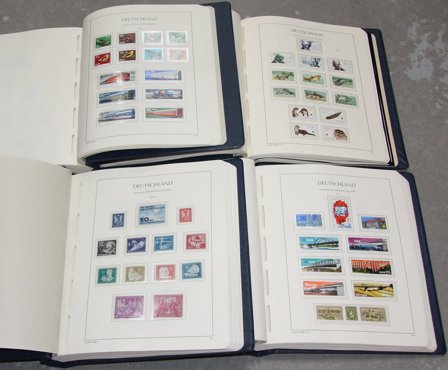 DDR 1949-1990 - Flot samling i 4 frimærkealbum - Postfrisk