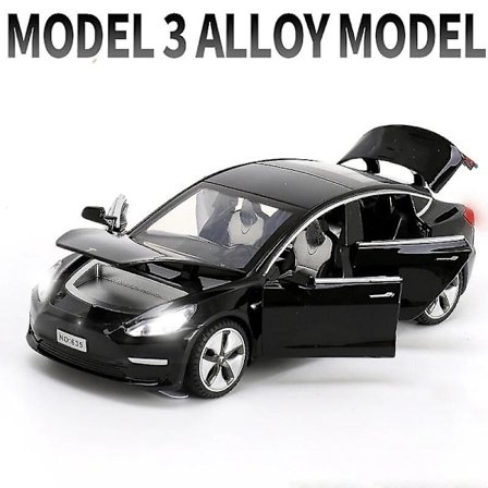 1:32 Tesla Model X Model 3 Model S Model Y Metalliset Autot Diecast Leikkiautot Ääni- ja Valovaikutukset Lasten Leikkikalut Poikien Lahjoihin
