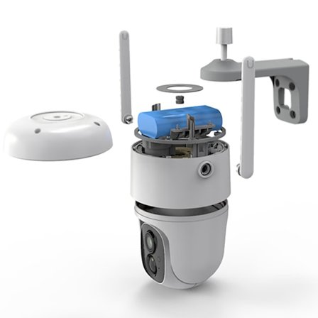 Hiseeu 1080P Övervakningskamera + Solpanel