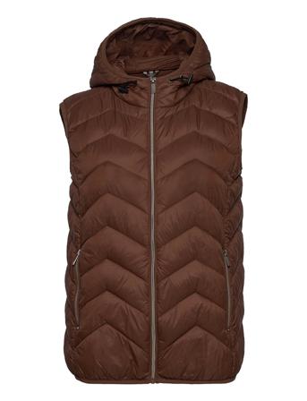 Frbapadding 6 Waistcoat Brown Fransa
