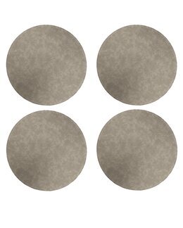 Glassunderlag Vejby 4-Pk Nougat