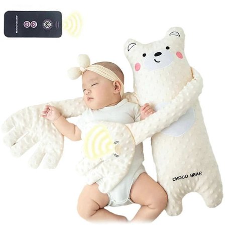 (Pow yeah!) Choco Bear Baby Patter - Vauvan taputtelija uneen, Choco Bear -halaus uninen taputtelukäsi