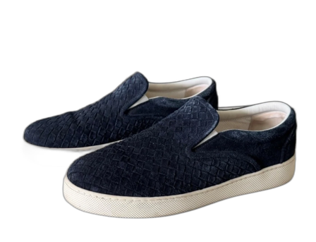 Blå slip-on sneakers från Bottega Veneta