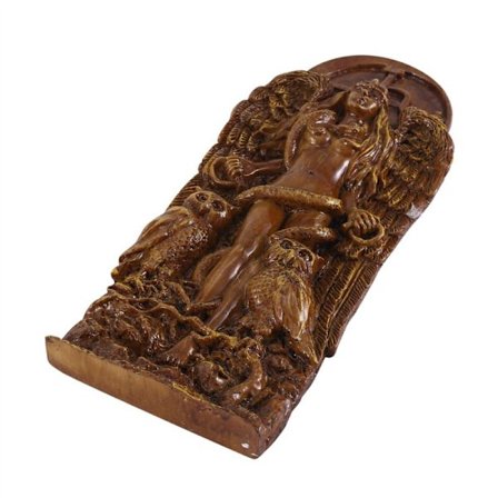 Antik Wiccan gudinnestatue, skulptur, grekisk gudinnestatue mytologi moder jord figurer för hedning