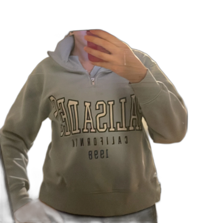 Ljus blå sweatshirt