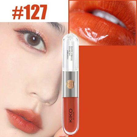 Kiko Milano Infinity Dual Effect Lipstick, flydende tekstur, mat/gloss, 6 ml