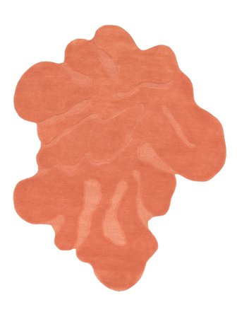 Wool Rug Myrra Coral Red Oeko-Tex