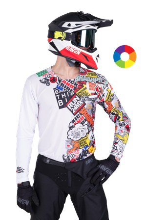 Motokrosový Dres 24MX STICKERBOMB Stickerbomb