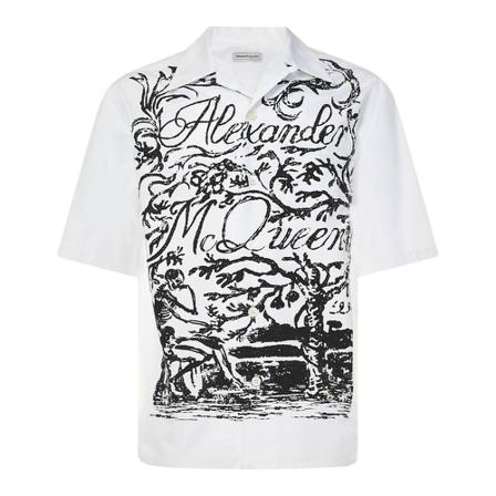 Alexander McQueen, Shirt Biały, Mężczyzna, Rozmiar: S