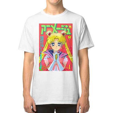 Sailor Moon Magazine Cover Â· Moon Prism Power! T-shirt L