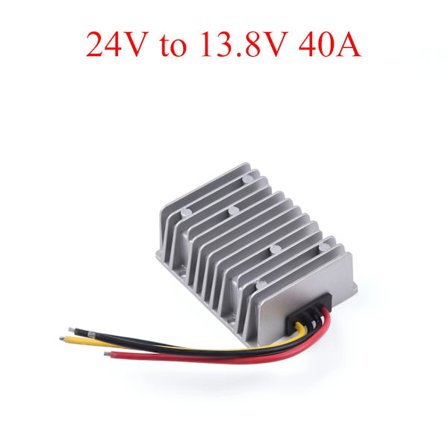 24V till 12V/13.8V DC Strömomvandlare 3A 5A 10A 15A 20A 30A 40A Buck Regulator Nedtrappningsspänningsmodul för Bil